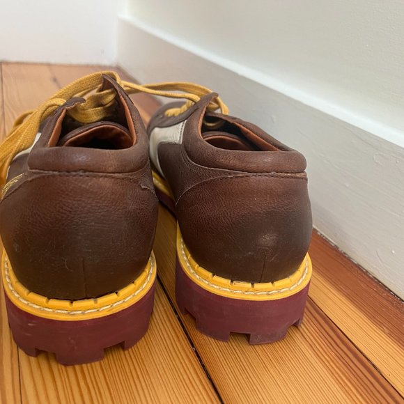 John Fluevog Discontinued 7th Heaven Racer Contrast Derby Lace Up SIze 8 Mens - Picture 3 of 4